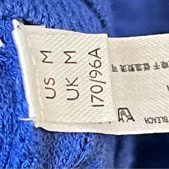 FREE PEOPLE Beach Short And Sweet Mini Dress Blue Size M - Picture 8 of 9